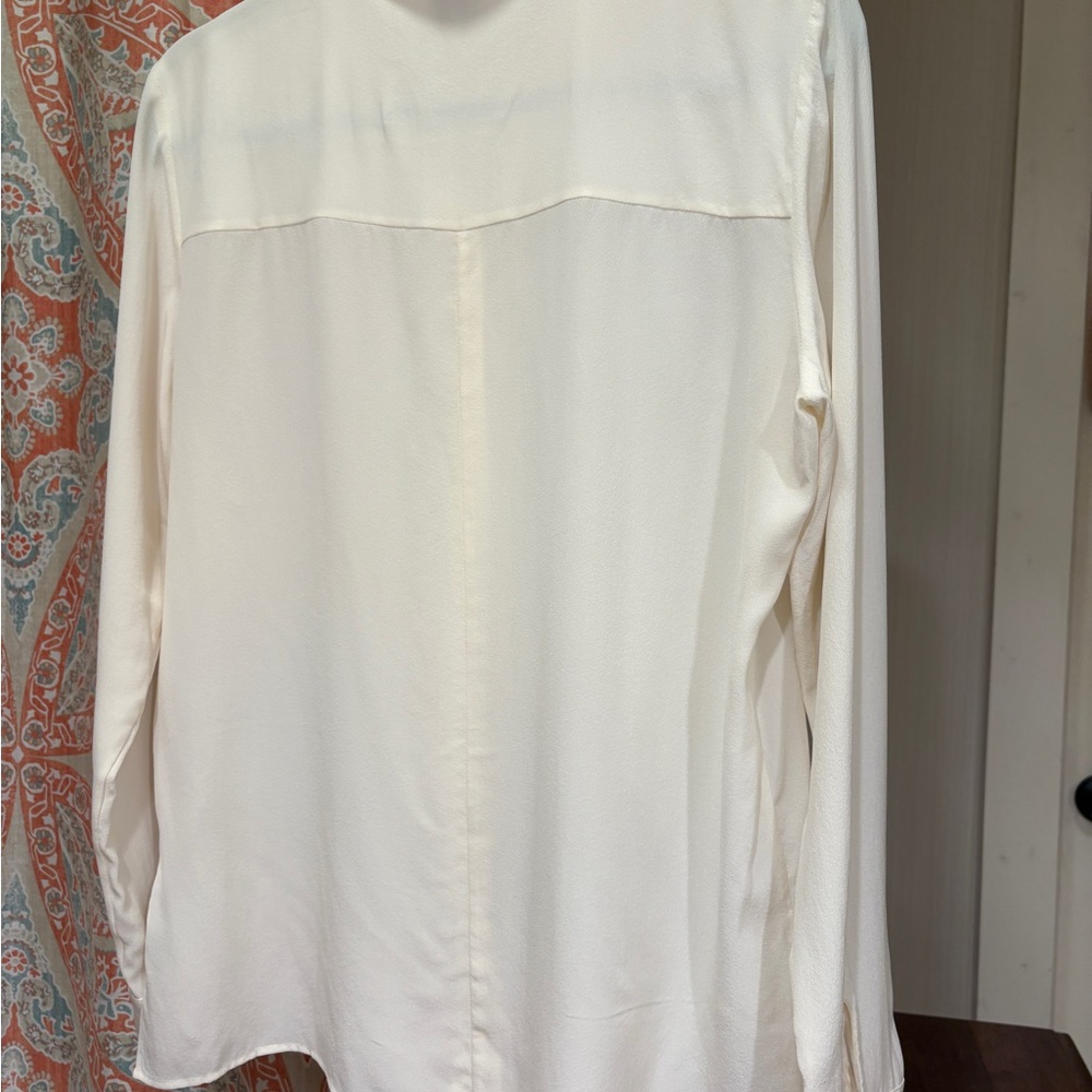 Ecru Button-Up Blouse - Picture 2 of 2